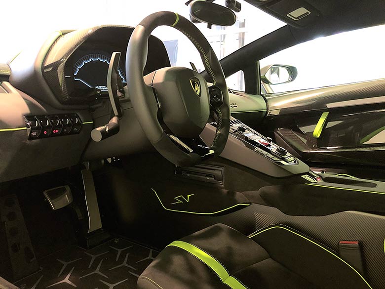 フル電動シート（シートヒーター付き） (12/20枚) ランボルギーニ アヴェンタドール SV LP750-4 Verde Ithaca（グリーンパール）  MY2017