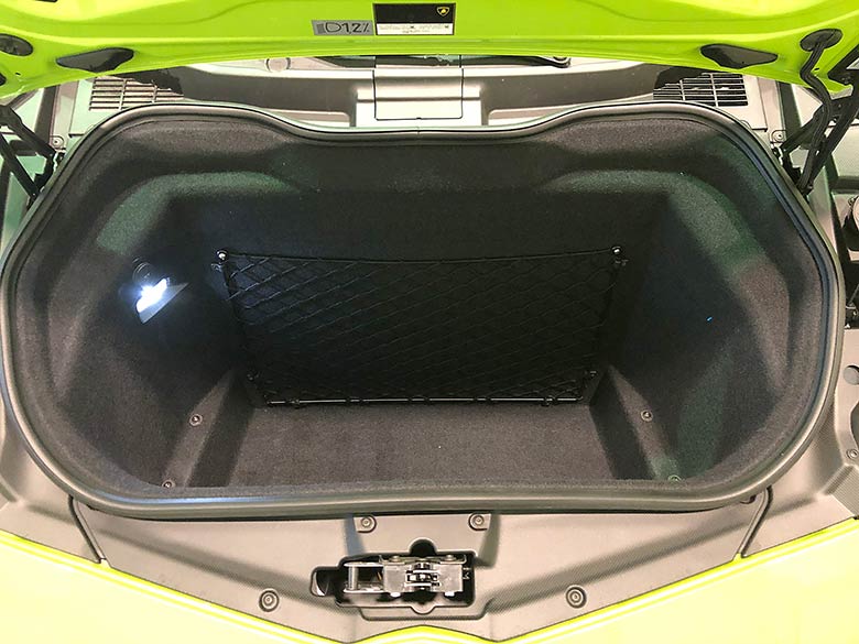 フロントトランク (18/20枚) ランボルギーニ アヴェンタドール SV LP750-4 Verde Ithaca（グリーンパール）  MY2017