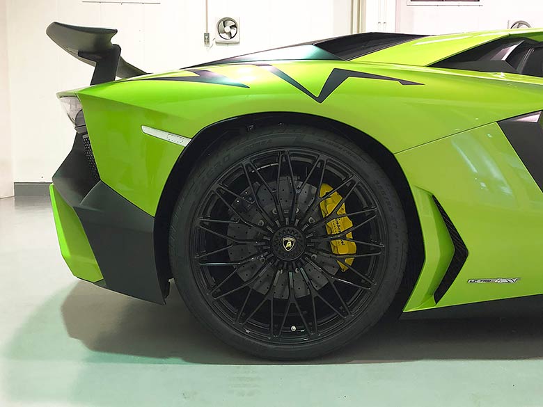 カーボンセラミンックブレーキ (20/20枚) ランボルギーニ アヴェンタドール SV LP750-4 Verde Ithaca（グリーンパール）  MY2017