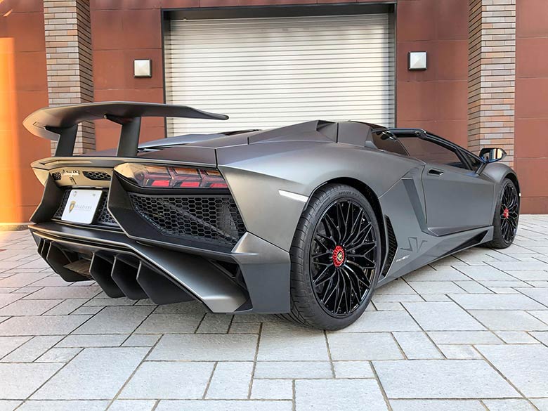 リヤビューカメラ(7/20枚) ランボルギーニ アヴェンタドール LP750-4 SV ロードスター マットグレーメタリック MY2017