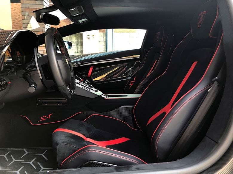 (10/18枚) ランボルギーニ アヴェンタドール LP750-4 SV マットブラック フルラッピング(ベースカラー ホワイト)  MY2016