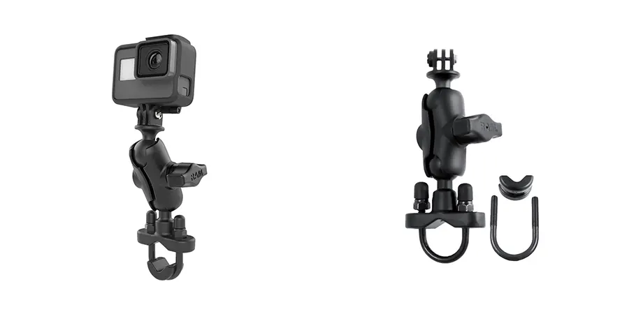 ラムマウント タブレットホルダー スマホホルダー  装着イメージ