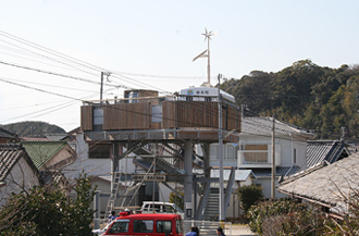 和歌山県串本町に浮揚式津波洪水対策用シェルターSAFE+を設置しました