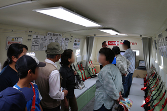 浮揚式津波洪水対策用シェルター SAFE＋展示イメージ